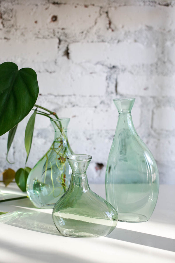 Sea Glass Bud Vases