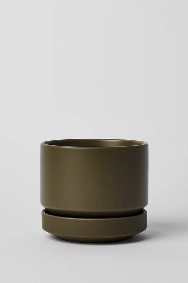 Round Two Planter- Olive Green