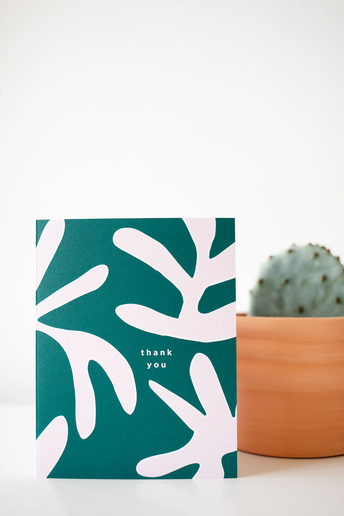 Thank You Abstract Card