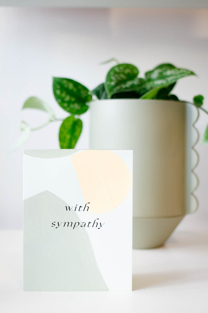 With Sympathy Card