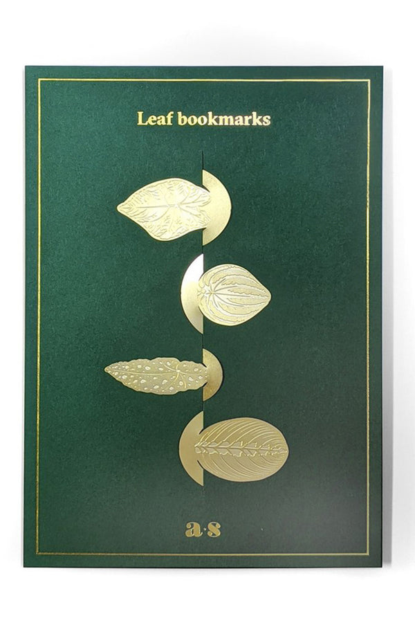 Brass Leaf Bookmarks