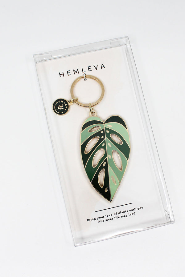 Monstera adansonii Keychain