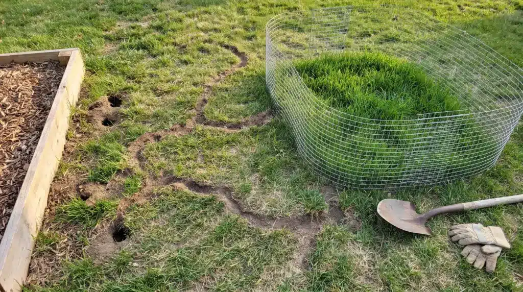 How to get rid of voles with lawn repair, tunnel control, and prevention techniques.